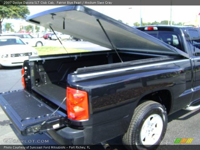 Patriot Blue Pearl / Medium Slate Gray 2007 Dodge Dakota SLT Club Cab