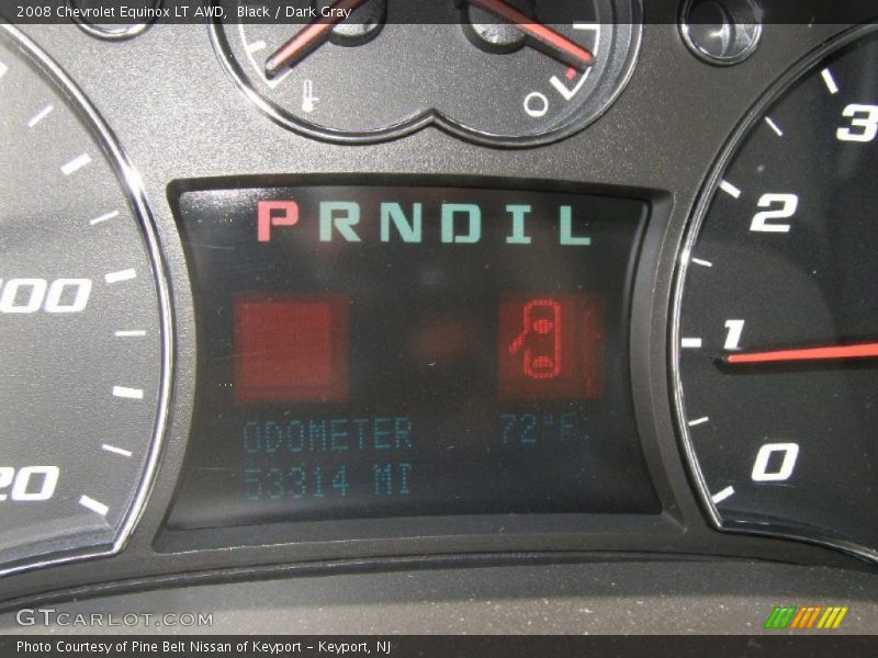 Black / Dark Gray 2008 Chevrolet Equinox LT AWD
