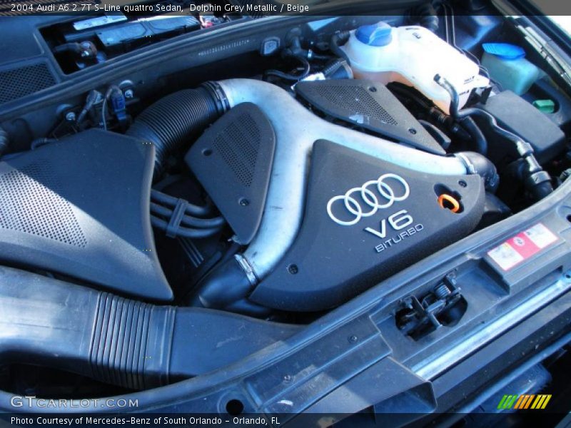  2004 A6 2.7T S-Line quattro Sedan Engine - 2.7 Liter Turbocharged DOHC 30-Valve V6