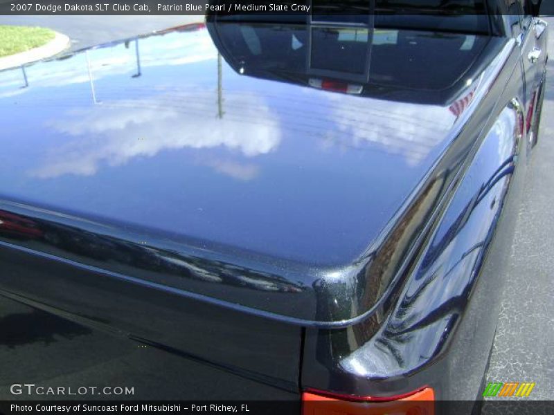 Patriot Blue Pearl / Medium Slate Gray 2007 Dodge Dakota SLT Club Cab
