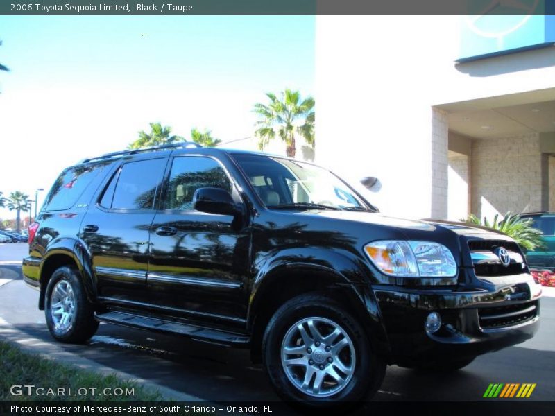 Black / Taupe 2006 Toyota Sequoia Limited
