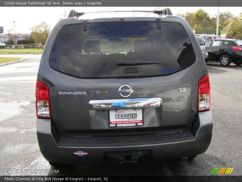 Storm Gray / Graphite 2008 Nissan Pathfinder SE 4x4