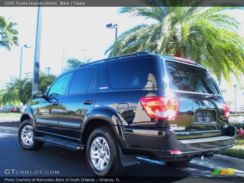 Black / Taupe 2006 Toyota Sequoia Limited