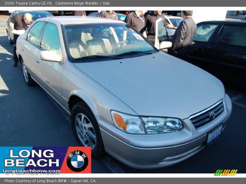Cashmere Beige Metallic / Oak 2000 Toyota Camry LE V6