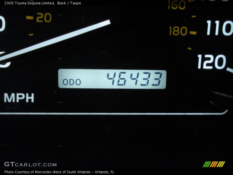 Black / Taupe 2006 Toyota Sequoia Limited