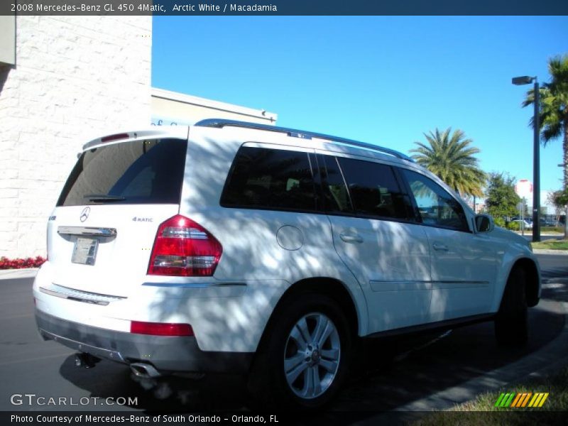 Arctic White / Macadamia 2008 Mercedes-Benz GL 450 4Matic