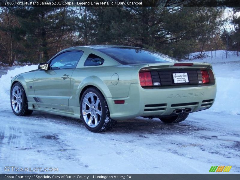 Legend Lime Metallic / Dark Charcoal 2005 Ford Mustang Saleen S281 Coupe