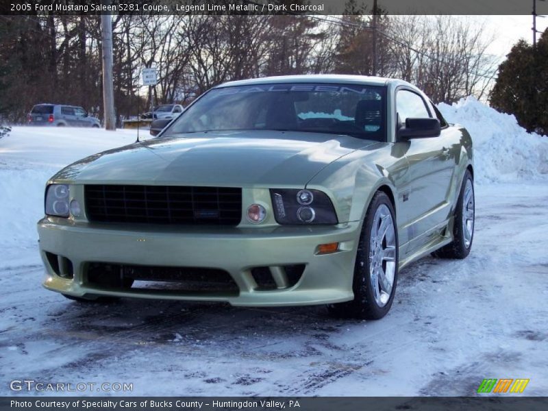 Legend Lime Metallic / Dark Charcoal 2005 Ford Mustang Saleen S281 Coupe