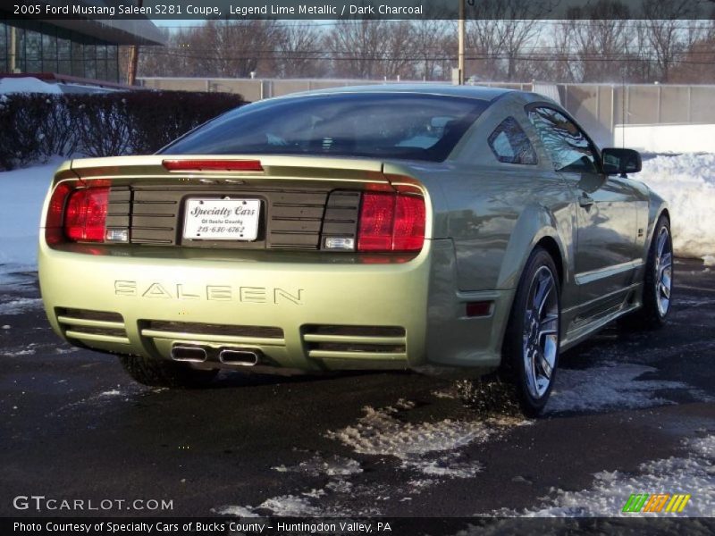 Legend Lime Metallic / Dark Charcoal 2005 Ford Mustang Saleen S281 Coupe