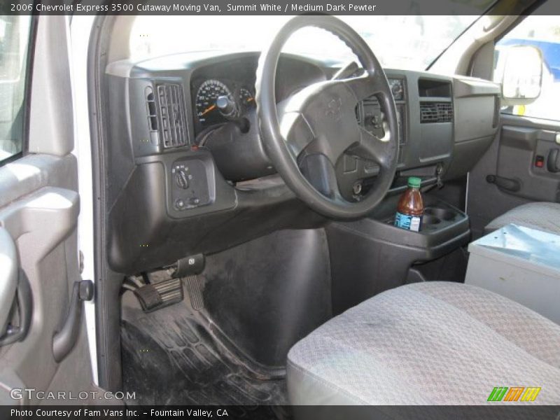 Summit White / Medium Dark Pewter 2006 Chevrolet Express 3500 Cutaway Moving Van