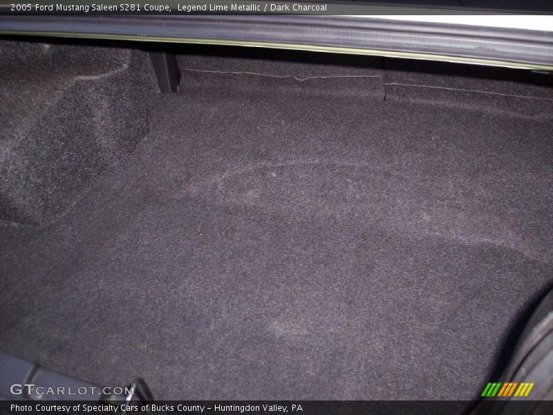  2005 Mustang Saleen S281 Coupe Trunk