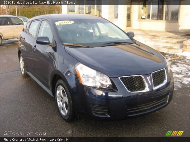 Navy Blue Metallic / Ebony 2010 Pontiac Vibe 1.8L