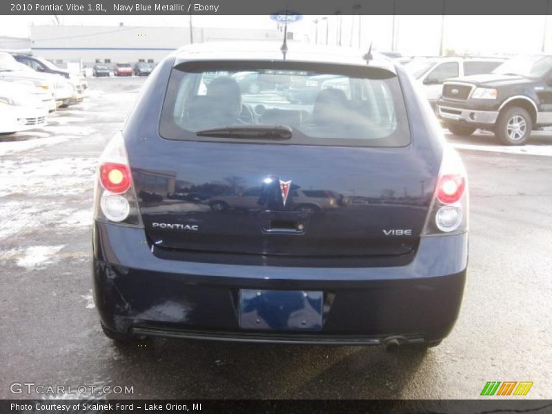 Navy Blue Metallic / Ebony 2010 Pontiac Vibe 1.8L