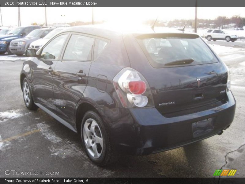 Navy Blue Metallic / Ebony 2010 Pontiac Vibe 1.8L