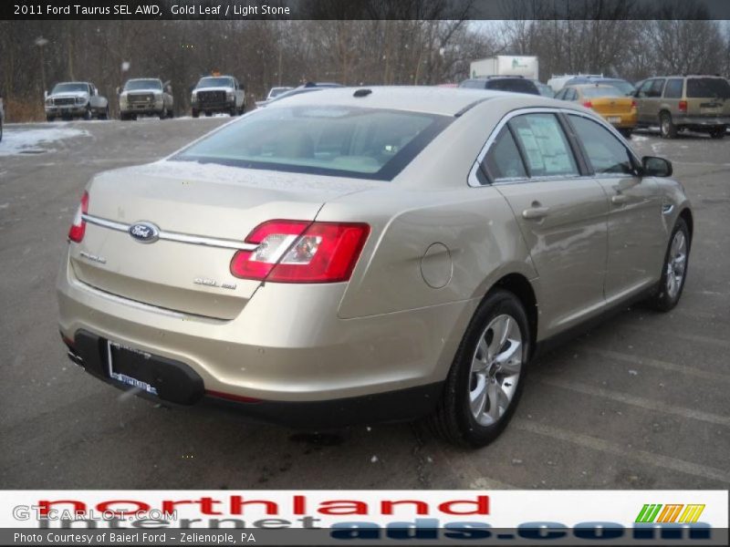 Gold Leaf / Light Stone 2011 Ford Taurus SEL AWD