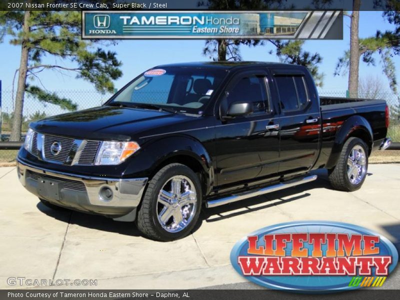 Super Black / Steel 2007 Nissan Frontier SE Crew Cab