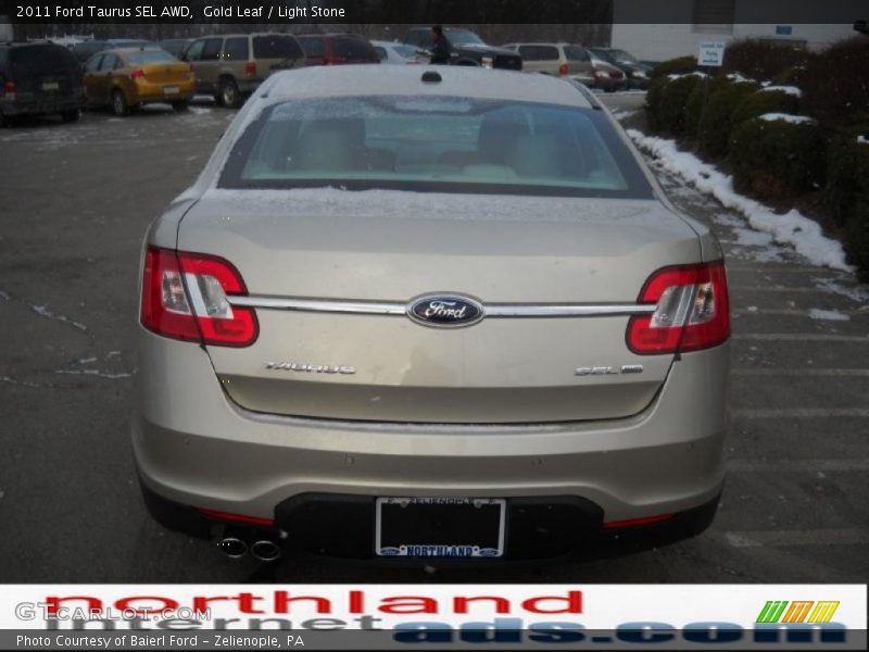 Gold Leaf / Light Stone 2011 Ford Taurus SEL AWD