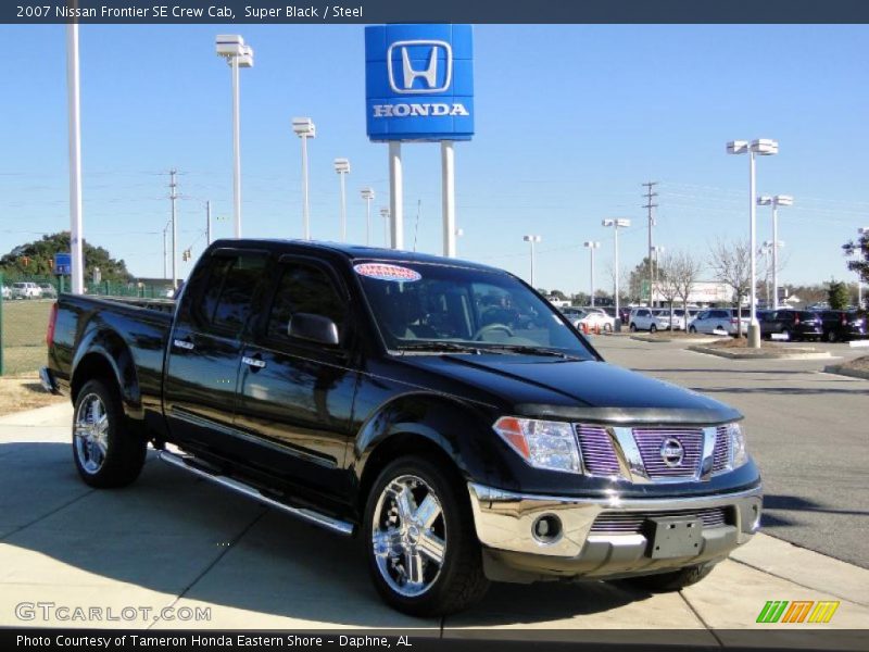 Super Black / Steel 2007 Nissan Frontier SE Crew Cab