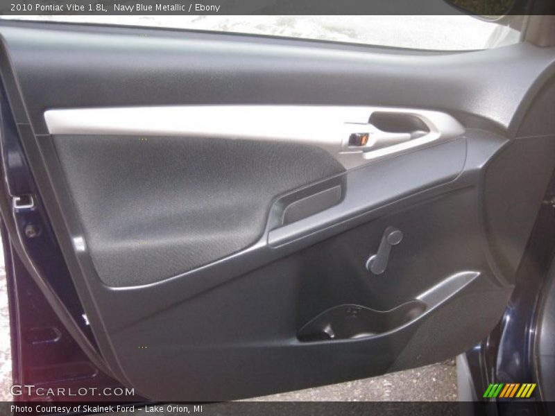 Navy Blue Metallic / Ebony 2010 Pontiac Vibe 1.8L