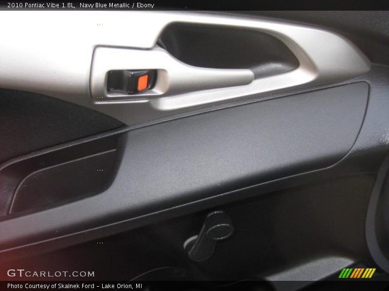 Navy Blue Metallic / Ebony 2010 Pontiac Vibe 1.8L