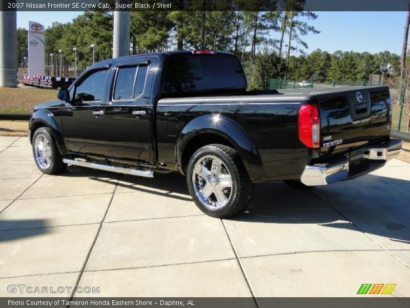Super Black / Steel 2007 Nissan Frontier SE Crew Cab
