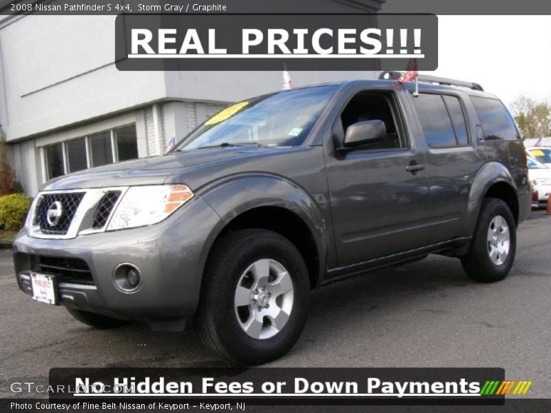 Storm Gray / Graphite 2008 Nissan Pathfinder S 4x4