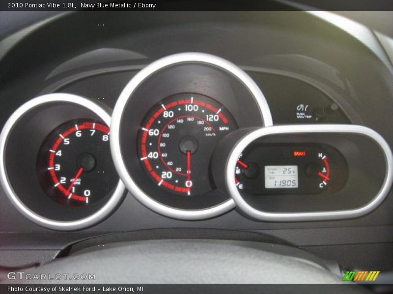  2010 Vibe 1.8L 1.8L Gauges
