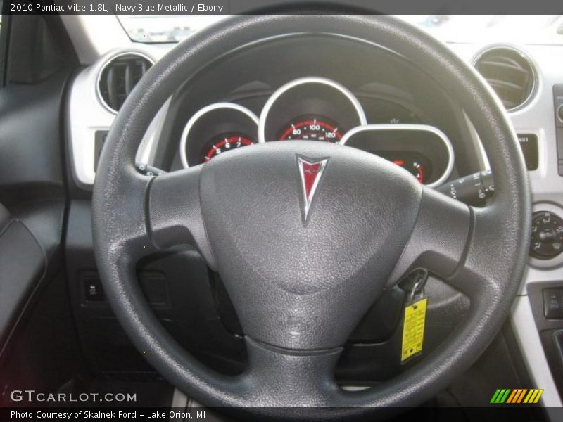 Navy Blue Metallic / Ebony 2010 Pontiac Vibe 1.8L