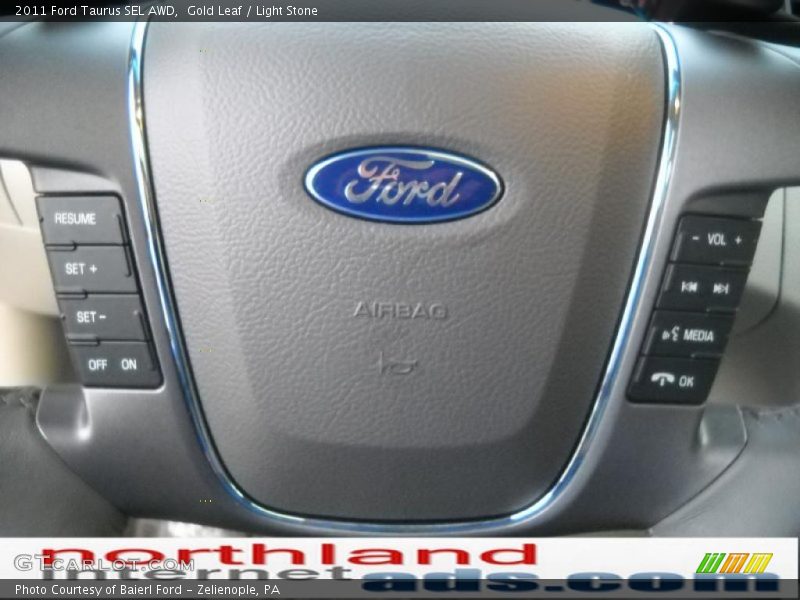 Gold Leaf / Light Stone 2011 Ford Taurus SEL AWD