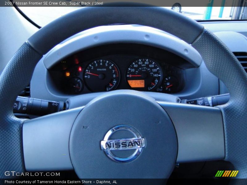 Super Black / Steel 2007 Nissan Frontier SE Crew Cab