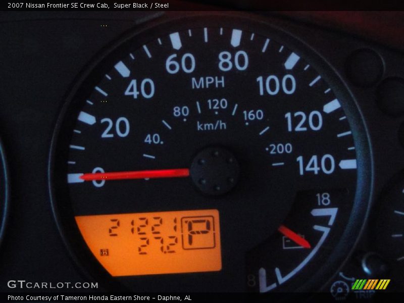 Super Black / Steel 2007 Nissan Frontier SE Crew Cab