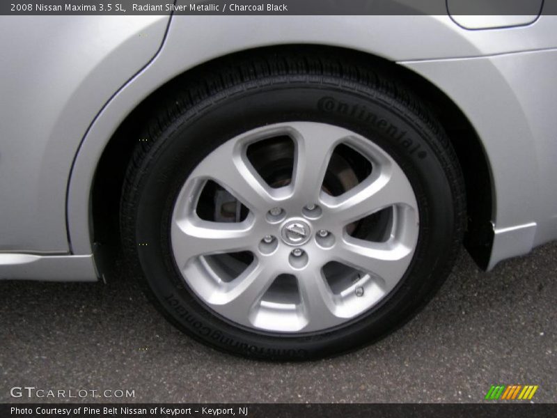 Radiant Silver Metallic / Charcoal Black 2008 Nissan Maxima 3.5 SL