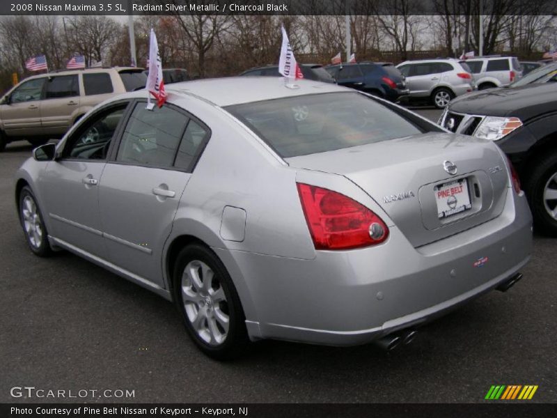 Radiant Silver Metallic / Charcoal Black 2008 Nissan Maxima 3.5 SL