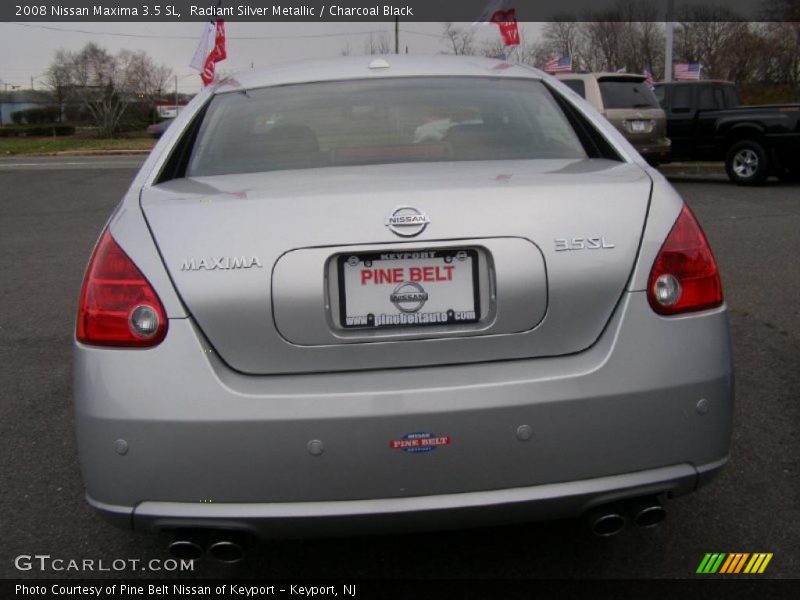 Radiant Silver Metallic / Charcoal Black 2008 Nissan Maxima 3.5 SL