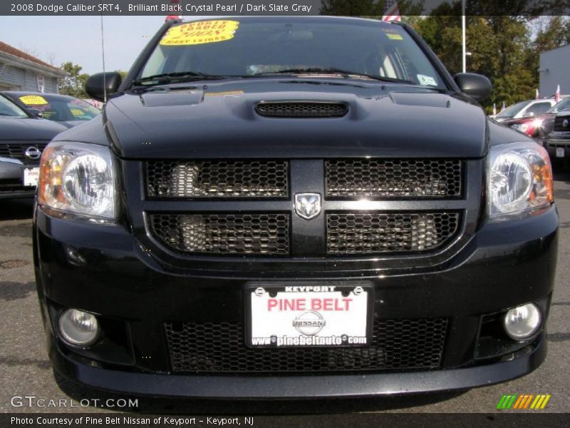 Brilliant Black Crystal Pearl / Dark Slate Gray 2008 Dodge Caliber SRT4