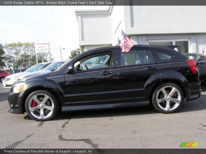 Brilliant Black Crystal Pearl / Dark Slate Gray 2008 Dodge Caliber SRT4