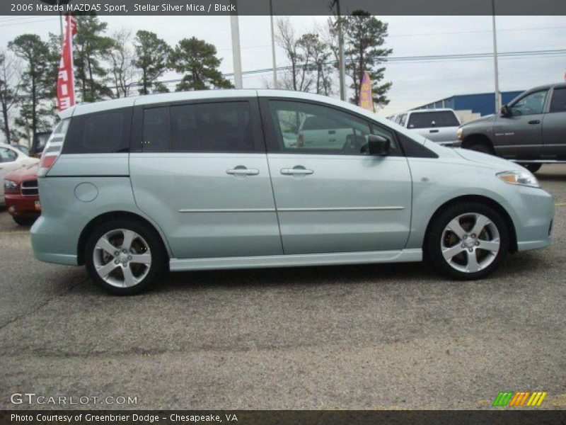 Stellar Silver Mica / Black 2006 Mazda MAZDA5 Sport