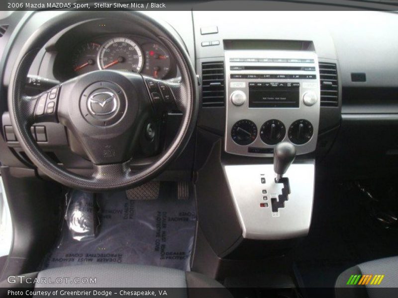 Dashboard of 2006 MAZDA5 Sport