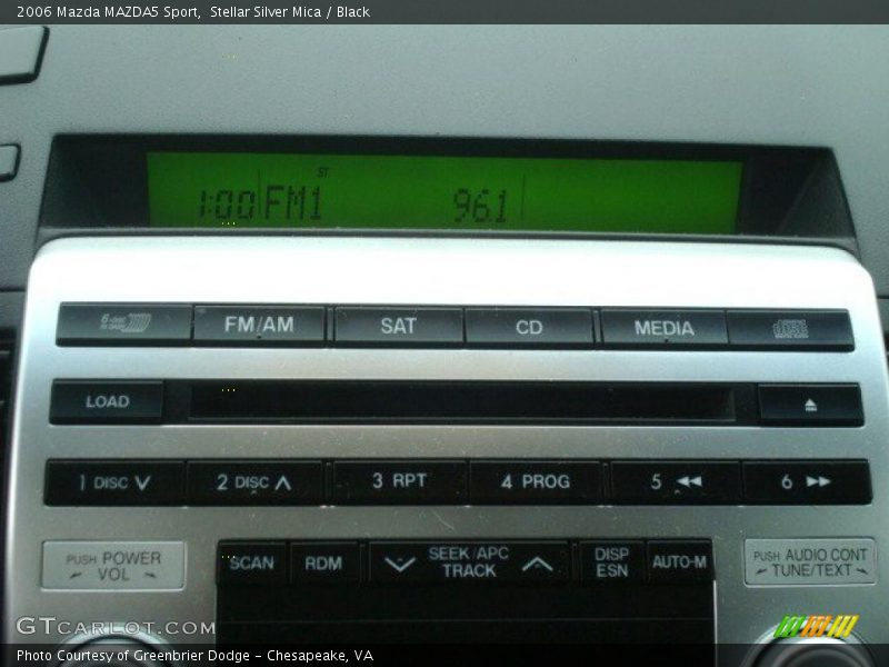 Stellar Silver Mica / Black 2006 Mazda MAZDA5 Sport