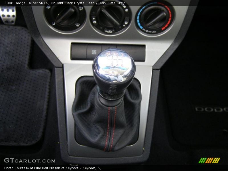 Brilliant Black Crystal Pearl / Dark Slate Gray 2008 Dodge Caliber SRT4