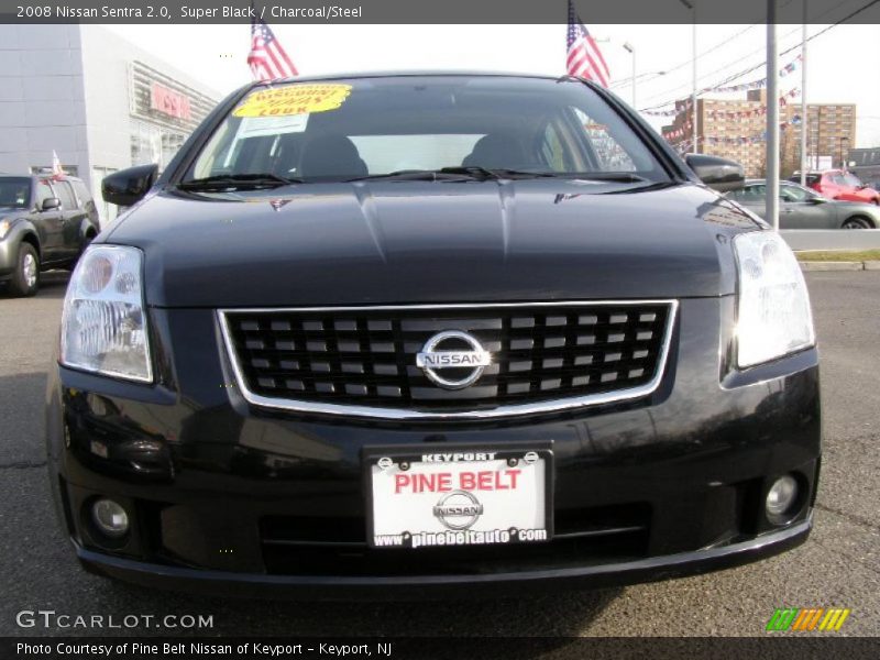 Super Black / Charcoal/Steel 2008 Nissan Sentra 2.0