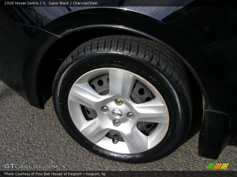 Super Black / Charcoal/Steel 2008 Nissan Sentra 2.0