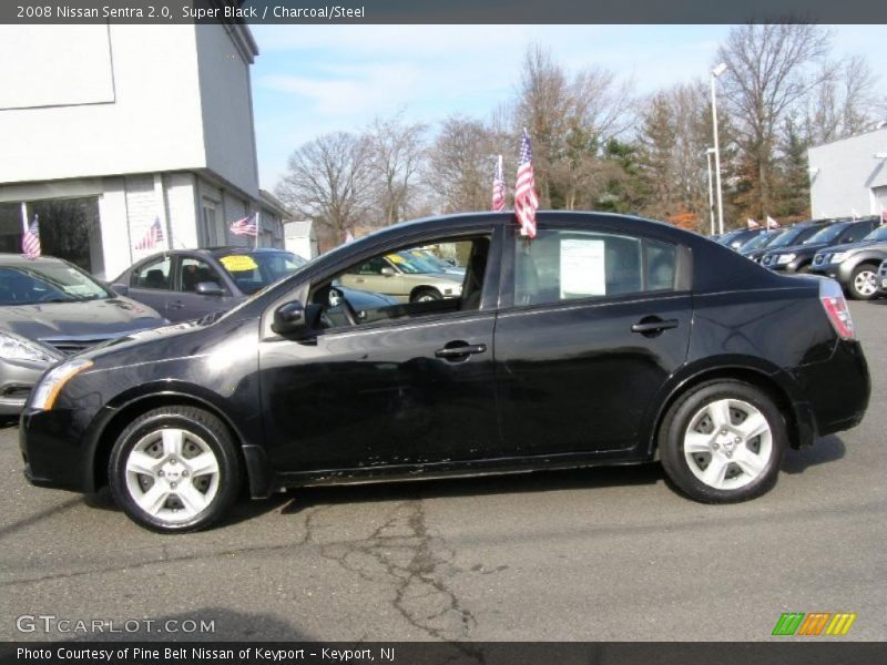 Super Black / Charcoal/Steel 2008 Nissan Sentra 2.0