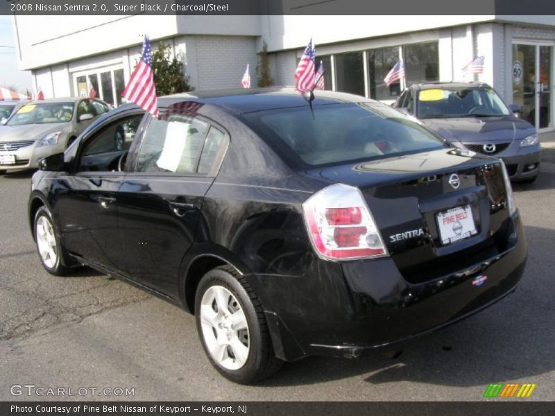 Super Black / Charcoal/Steel 2008 Nissan Sentra 2.0
