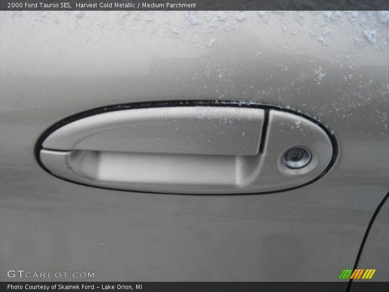 Harvest Gold Metallic / Medium Parchment 2000 Ford Taurus SES