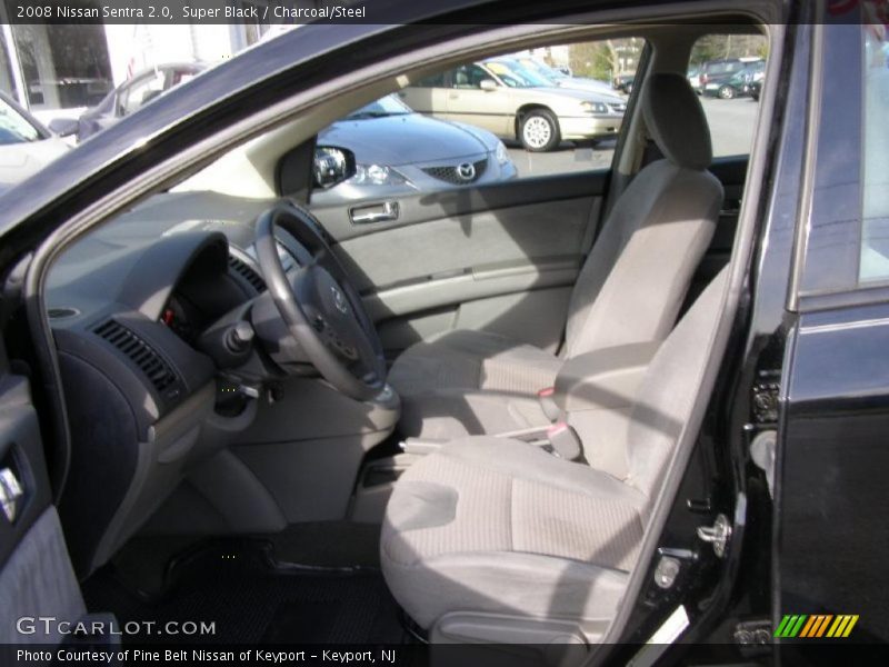Super Black / Charcoal/Steel 2008 Nissan Sentra 2.0