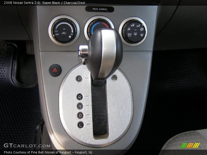 Super Black / Charcoal/Steel 2008 Nissan Sentra 2.0