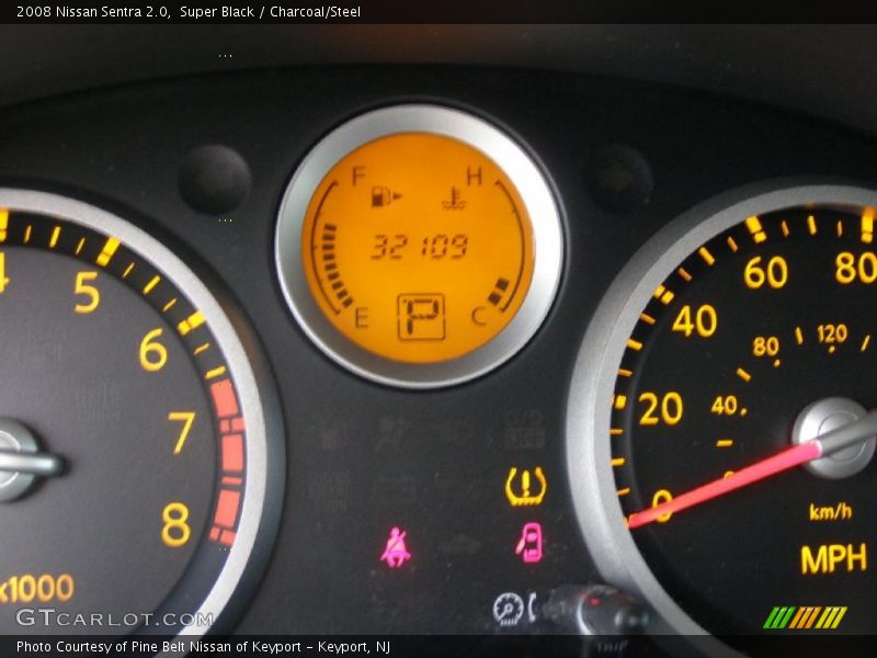Super Black / Charcoal/Steel 2008 Nissan Sentra 2.0