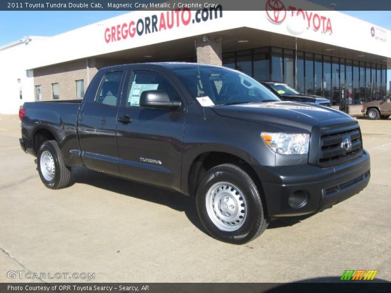 Magnetic Gray Metallic / Graphite Gray 2011 Toyota Tundra Double Cab