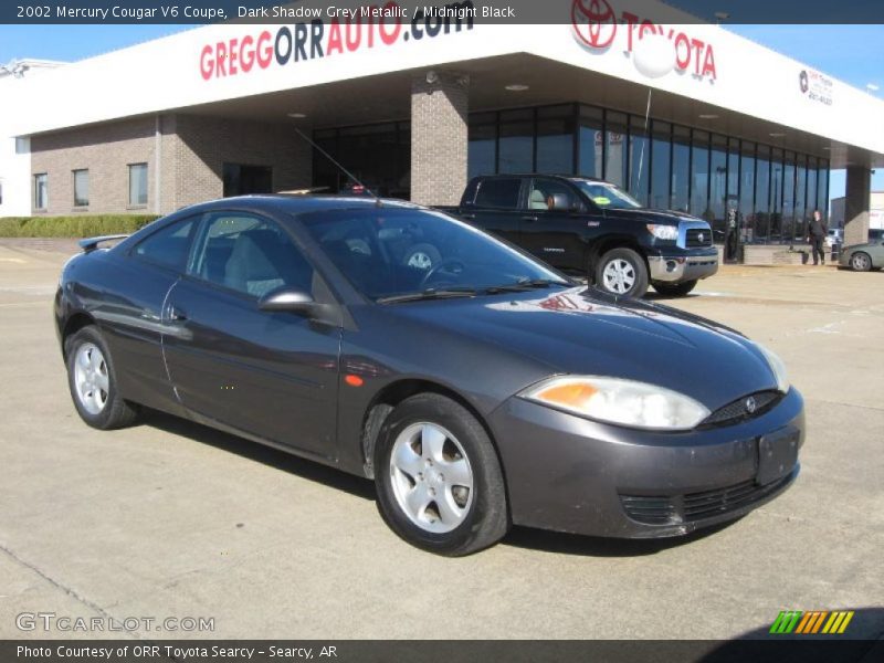 Dark Shadow Grey Metallic / Midnight Black 2002 Mercury Cougar V6 Coupe